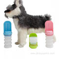Travel pet dog drink bottle feeder
